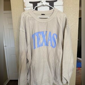 Charlie Southern CL corded sweatshirt TEXAS